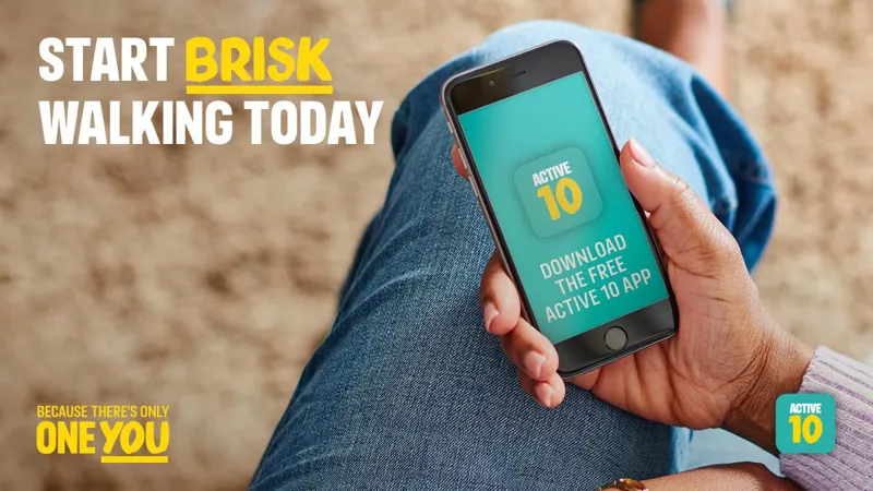 Active 10 app - start brisk walking today