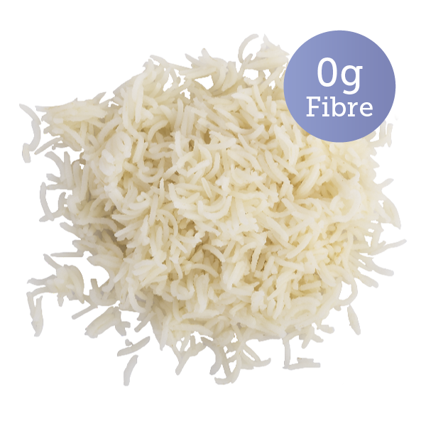 Portion of basmati rice