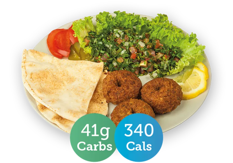 Falafel, tabbouleh & salad