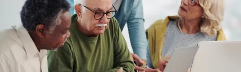 Helping older people to get online