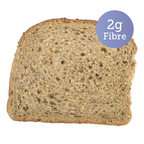 Medium slice of granary bread