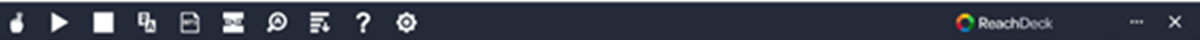 ReachDeck toolbar